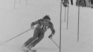 Hansi Hinterseer beim Rennen auf der Lammeralm