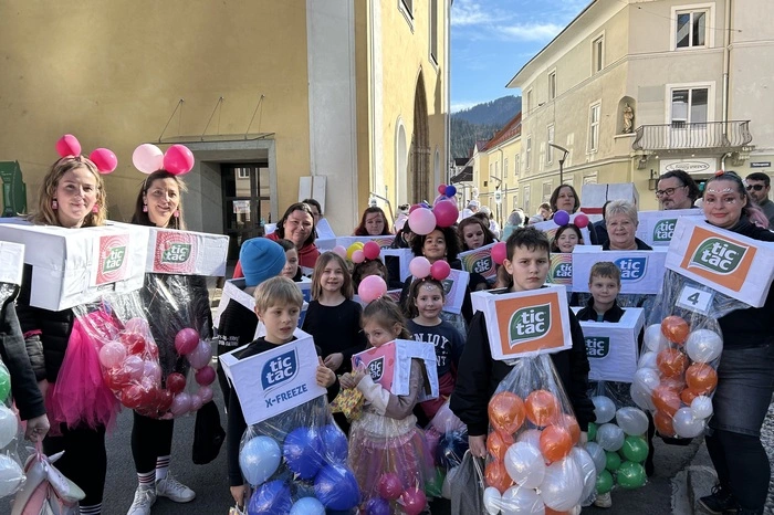 Viele Kinder waren beim Umzug dabei