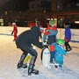 Die Eislauffläche am Hauptplatz sorgte auch bei den Kleinsten für Begeisterung