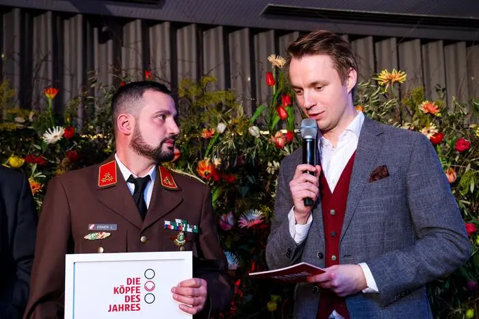 Lukas Ebner war im Sommer als Feuerwehrkommandant von Thörl gefordert