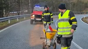 Die Straßenreinigung passierte unter Zeitdruck