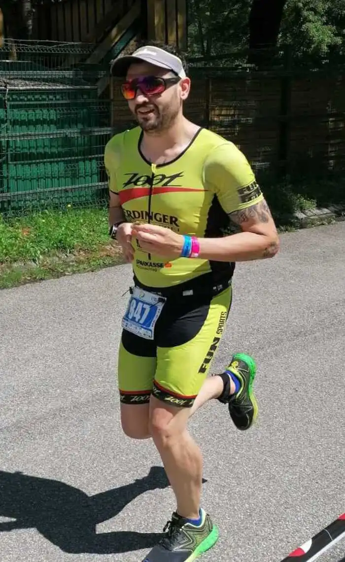 Obmann Florian Heumann ist selbst begeisterter Triathlet 
