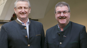 Spitzenkandidat Josef Grätzhofer (rechts) und der Listendritte Günter Niederberger 