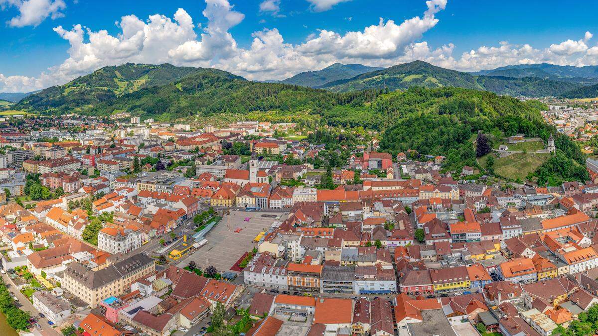 Bruck an der Mur mit seinem großen, markanten Hauptplatz tut sich finanziell schwer