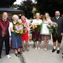 Hermann sowie Roswitha Matschnigg, Manuela Khom, Gabriele sowie Martina Matschnigg, Bürgermeister Mario Pichler, Albert Brunner sowie Armin Bacher (beide WKO)