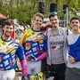 Eduard Horn, Fabian Kogler, Andreas Kogler und Lukas Kogler bilden das BMX Team Mühlen-Erfolgsquartett