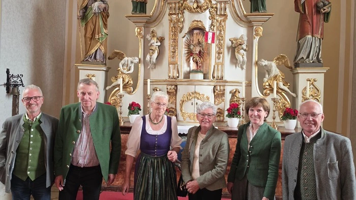 Bischof Wilhelm Krautwaschl besucht derzeit die Pfarren Gaal, Knittelfeld, Kobenz, Lind-Maßweg, Rachau, Schönberg, St. Lorenzen, St. Margarethen, Großlobming, Kleinlobming, Seckau und St. Marein. Hier die Pfarre Schönberg