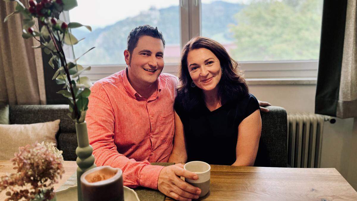 Leonhard Madl und Eva König zuhause in Eppenstein