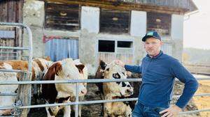 Andreas Racz ist Bio-Bauer in St. Georgen bei Neumarkt. Sein Tierarzt kommt aus Metnitz in Kärnten