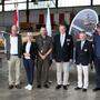 General a. D. Günter Höfler, Oberst Thomas Burgstaller, Landtagspräsidentin Gabriele Kolar, Kasernkommandant Oberst Ewald Papst, Generalmajor a. D. Nikolaus Egger, Vizeleutnant i. R. Günter Spiel und Markus Zinner, Obmann der Sportfliegergruppe