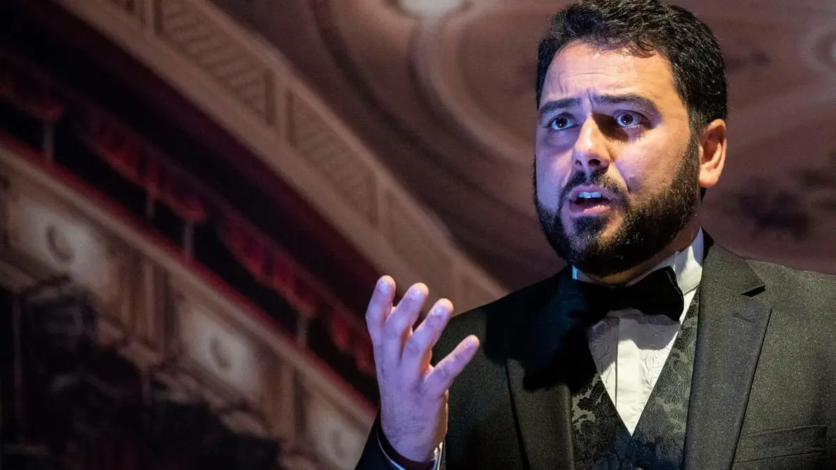 Paolo Scariano aus Palermo in seinem Element - auf der Bühne 