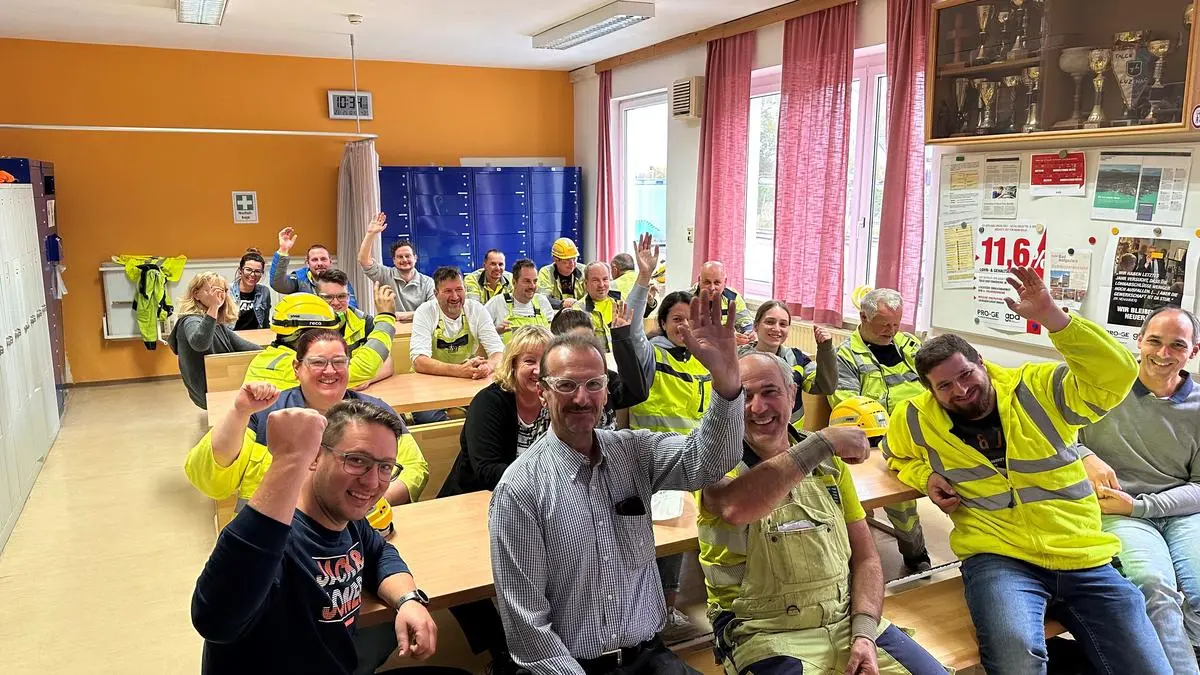 Auch bei Imerys Talc in Weißkirchen wurde am 8. November gestreikt