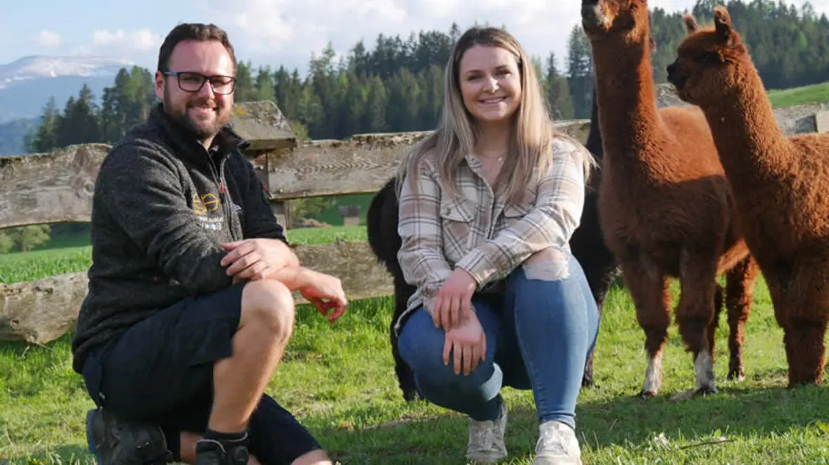 Andreas Steinmetz und Magdalena Hirt vom Biohof Hold aus Großlobming