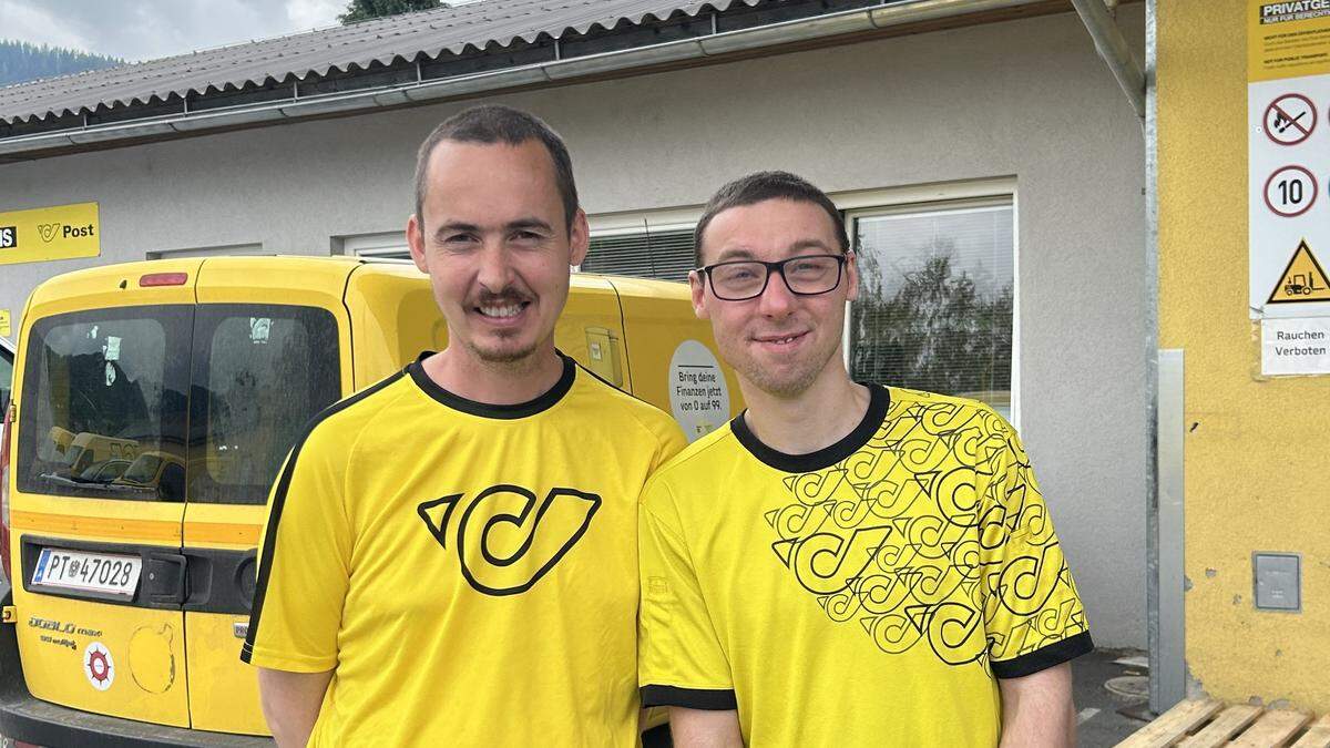Martin Pichler und Mario Haas gehören jetzt fix zum Team der Fohnsdorfer Post