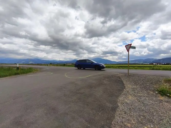 Die Unfallstelle in Sillweg