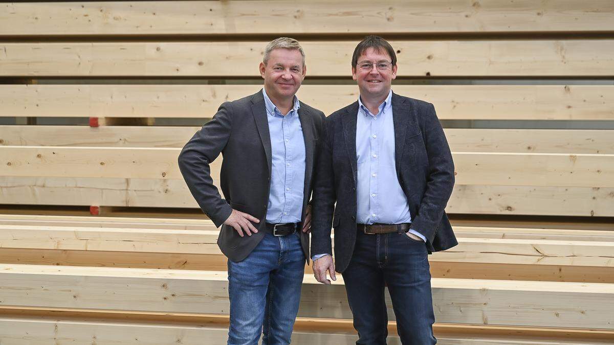 Johann und Reinhard Pabst, Geschäftsführer von Pabst Holz
