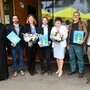Feier zur Eröffnung der Tagesbetreuungsstätte und Assistenzwohnungen in St. Lambrecht: v.l. Abt Benedikt Plank, Benedikt Baumgartner (Caritas), Dir. Nora Tödtling – Musenbichler, GF Gert Engelbrecht (Lebenshilfe), LTP Manuela Khom, Architekt Gerhard Mitterberger und Bgm. Fritz Sperl