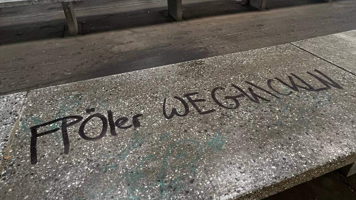 Vandalismus nach FPÖ-Veranstaltung in Graz-Eggenberg