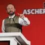 SPÖ-Chef Max Lercher bei seiner Aschermittwochsrede in Kobenz