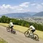 Radeln mit Blick auf das Aichfeld