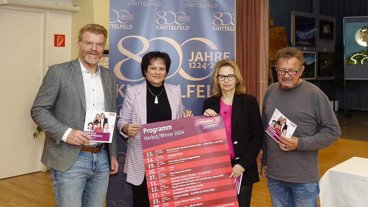 Harald Bergmann, Ingrid Adam-Kaltenegger, Marietta Wolf und Rudi Weissenbacher 
