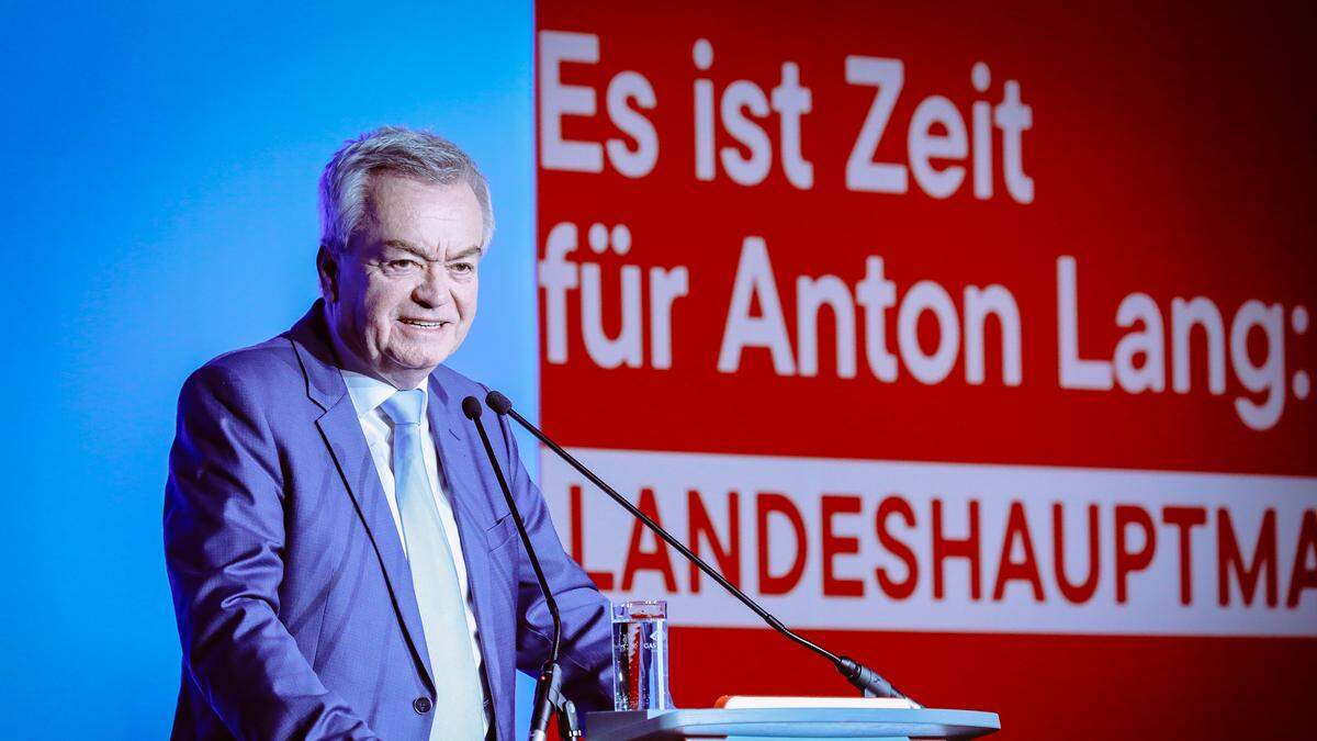 SPÖ-Spitzenkandidat Anton Lang gab sich siegessicher