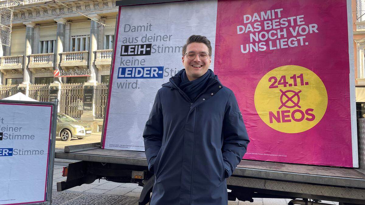 Niko Swatek rollt noch eine Mini-Plakatwelle aus