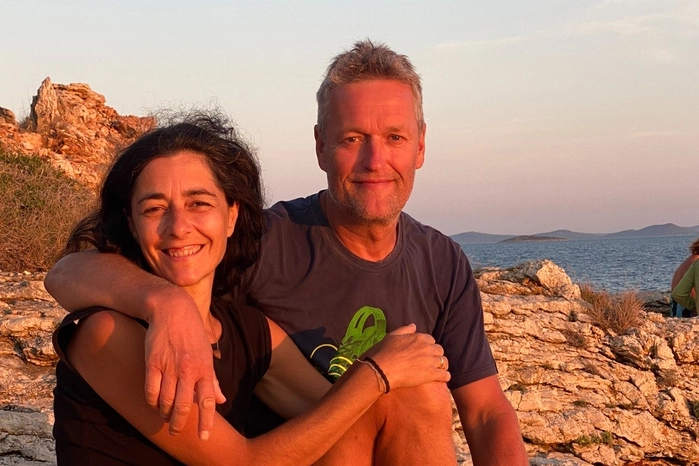 Die Grünen-Landessprecherin Sandra Krautwaschl tankte mit ihrem Mann Peter Rabensteiner in Kroatien Kraft und Sonne 