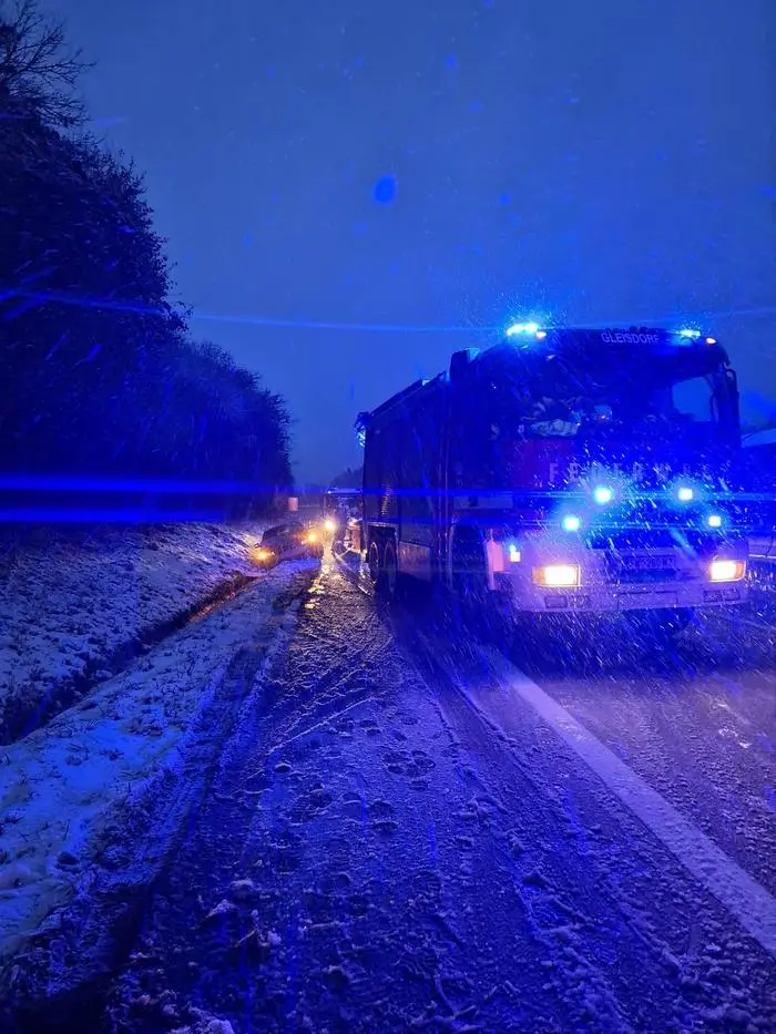 Einsatz auf der A 2 bei Ludersdorf