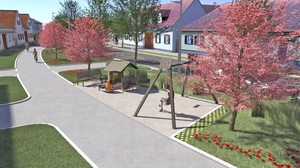 Das „klimafitte Ortszentrum“, wie Bürgermeister Wolfgang Dolesch sagt, könnte in den Augen von Ewald Pieber (FPÖ) zu neuen Problemen führen. „Der Radweg zahlt sich nicht aus und es fallen Parkplätze weg“