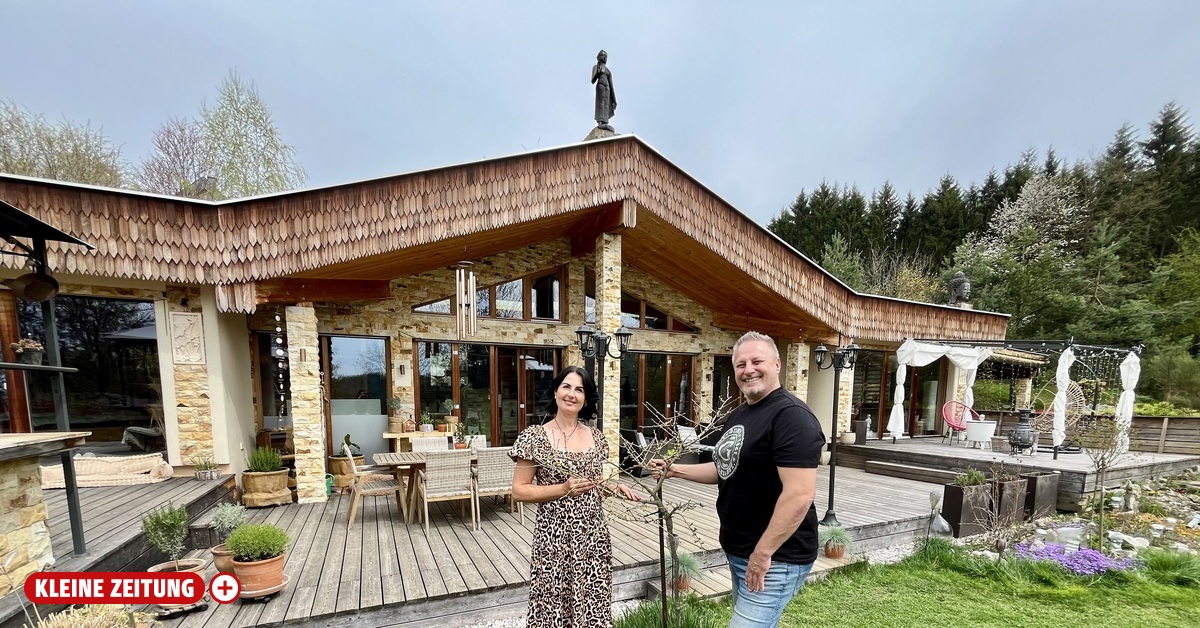 In diesem Haus in Floing hat Buddha seinen Hauptwohnsitz