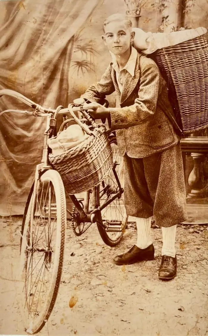 Oder man stellte mit dem Rad zu