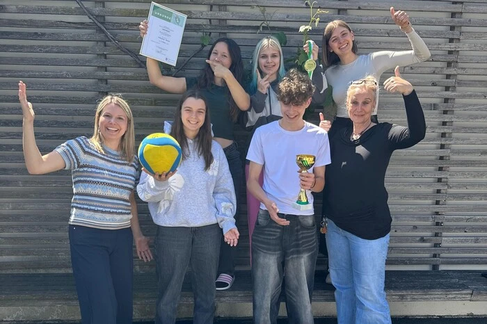 Die Fachschule Hartberg St. Martin holte den Sieg im Volleyball-Mixed-Bewerb