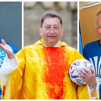 Fleischhauer Robert Buchberger, Pfarrer Josef Reisenhofer und Winzer Wolfgang Retter-Kneissl – alle drücken dem TSV am Donnerstag die Daumen