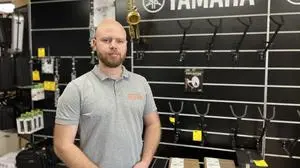 Einbruch Musikhaus Fleck Hartberg, Juniorchef Georg Fleck (26) im Gespräch