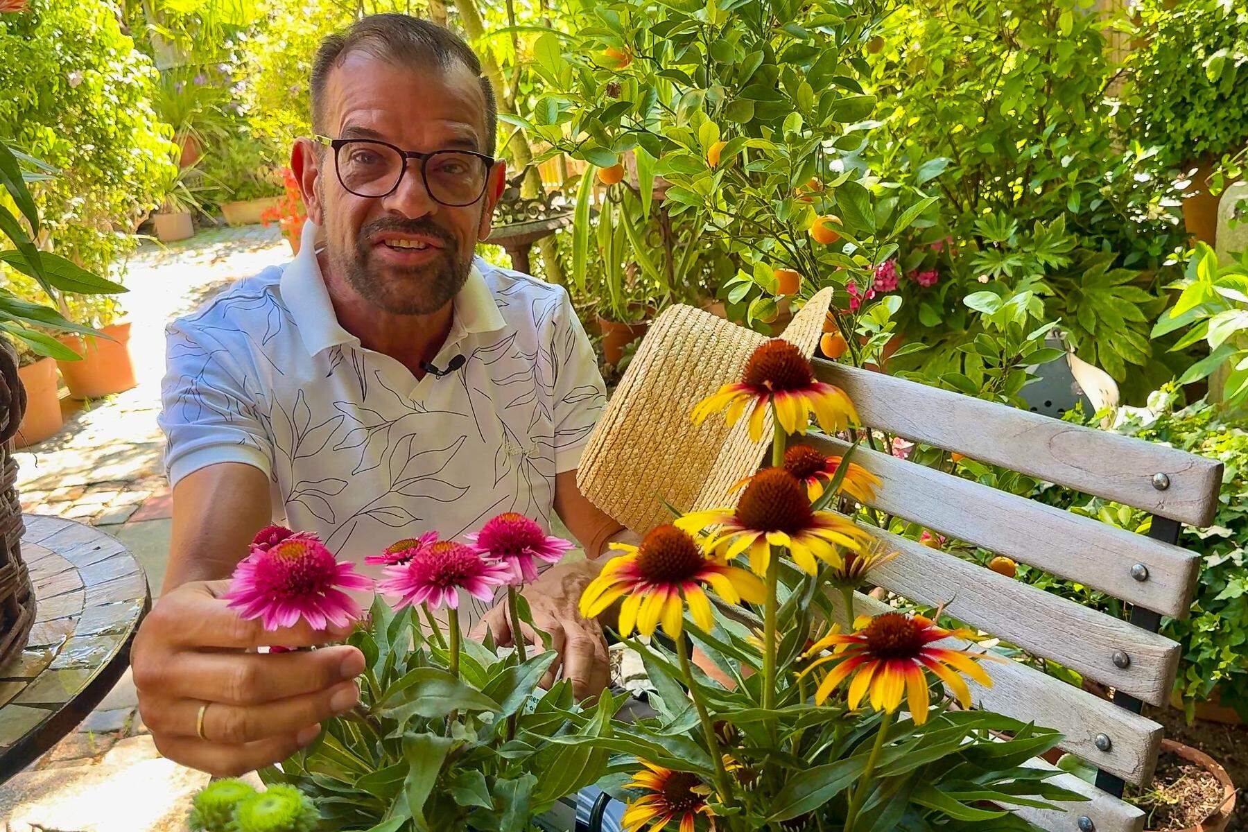 Kräftige Farben: Der Sonnenhut: Karl Ploberger verrät, was er braucht