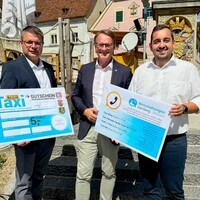 Die Bürgermeister von Greinbach, Hartberg und Hartberg Umgebung präsentieren das neue Modell
