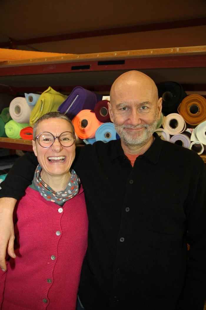 Lilly und Bernd Hagg führen gemeinsam die „Stoffkiste“ in Oberwart