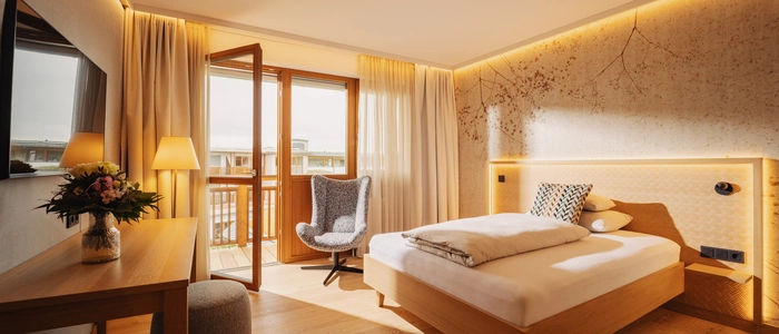 Eines der neuen Premium-Einzelzimmer im Hotel Larimar in Bad Stegersbach. Hier hat man das Angebot von 14 auf 28 Einzelzimmer verdoppelt