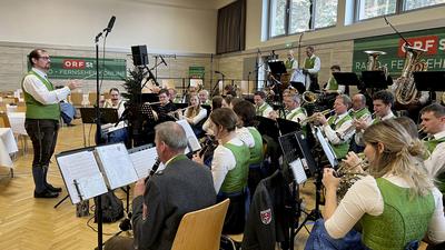 Musikkapelle Bad Blumau unter Kapellmeister Benedikt Fleischhacker