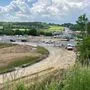 Blick auf die Baustelle – das Projekt soll bis Mitte Dezember abgeschlossen sein. Die Kosten belaufen sich auf rund 2,6 Millionen Euro