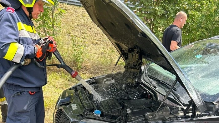 Noch in der Entstehung konnte gestern ein Brand auf der A2-Südautobahn bei Pinggau verhindert werden.