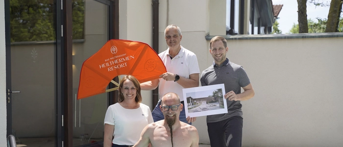 Die neue Aufguss-Sauna im Heilthermen-Resort Bad Waltersdorf soll Platz für 60 Gäste bieten