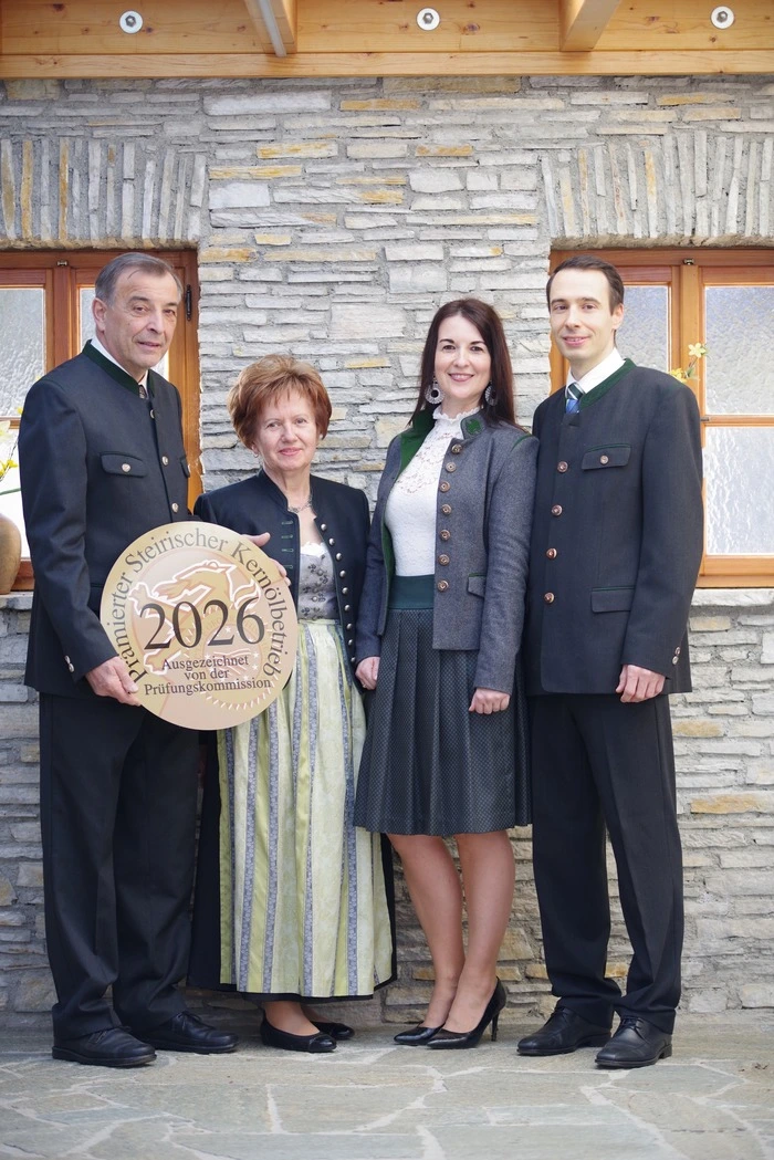 v.l.: Franz Lang, Helga Lang, Katrin Lang und Bernhard Lang