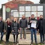 Hans-Peter Reisinger (Direktor Mittelschule Ilz), Theresia Posteiner (Grafikdesignerin), Katharina Lang (Vorstand Bürgerforum), Bernd Baronigg (Bürgerforum), Robert Ederer (Direktor Musikschule Ilz) und Pfarrer Ioan Bilc