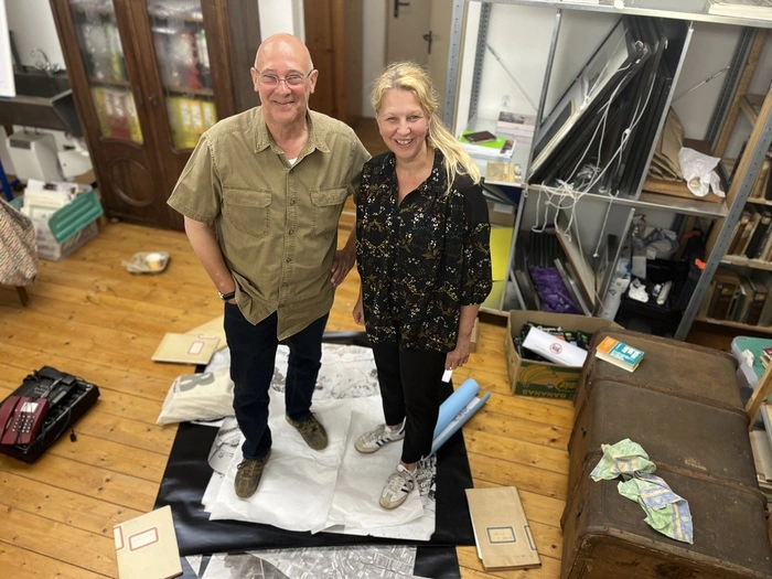 Der Geschichte auf der Spur: Joe Posch und Gaby Jedliczka (Museum Pfeilburg Fürstenfeld)