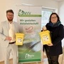 AWV-Geschäftsführer Lukas Kremsl und Abfallberaterin Judith Horvath