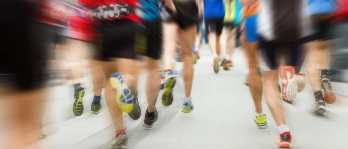 Sportlicher Langfinger: Bei einem Triathlon im Mai soll der Security zwei Paare Laufschuhe gestohlen haben
