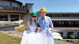 Hoteliers Daniela und Johann Haberl sind bereits in der Bauvorbereitungsphase