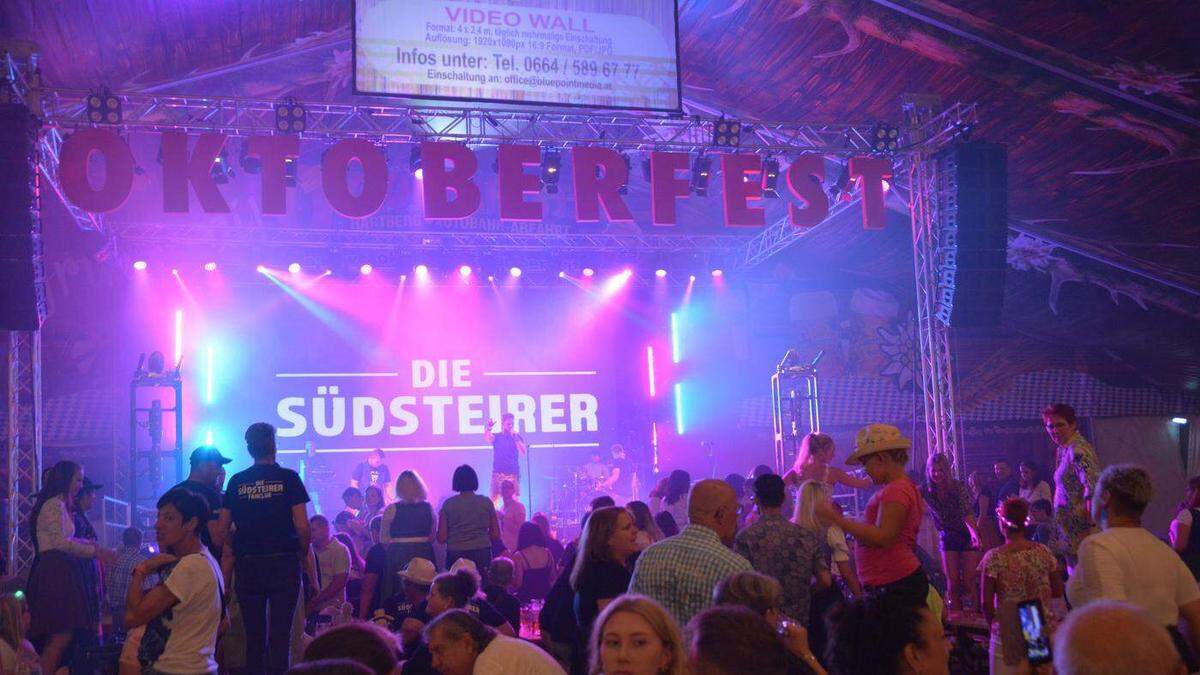 Auch heuer wieder mit dabei am Oktoberfest: „Die Südsteirer“